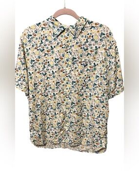 Age of Wisdom Margarita Cocktail Print Hawaiian Shirt Large Vacation Resort